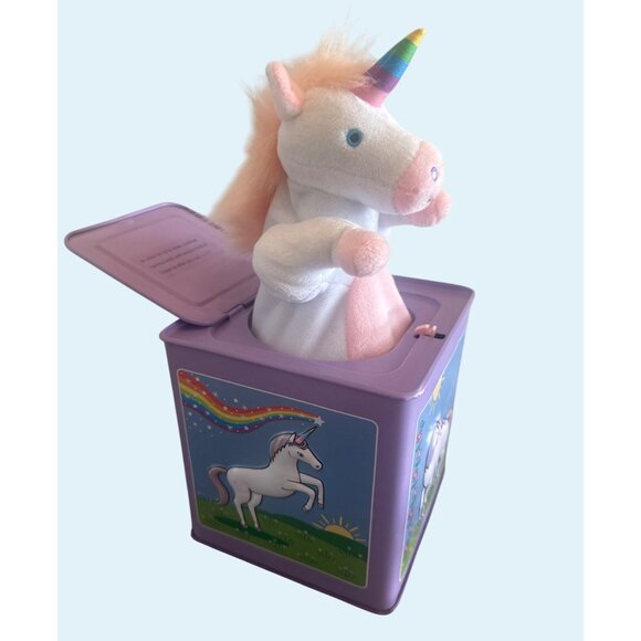 Jack Rabbit Creations Unicorn Jack-In-The-Box Toy - Picture 2 of 6